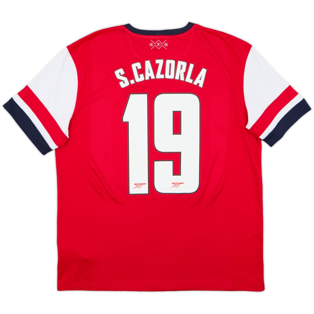 2012-14 Arsenal Home Shirt S.Cazorla #19 - 9/10 - (XL)