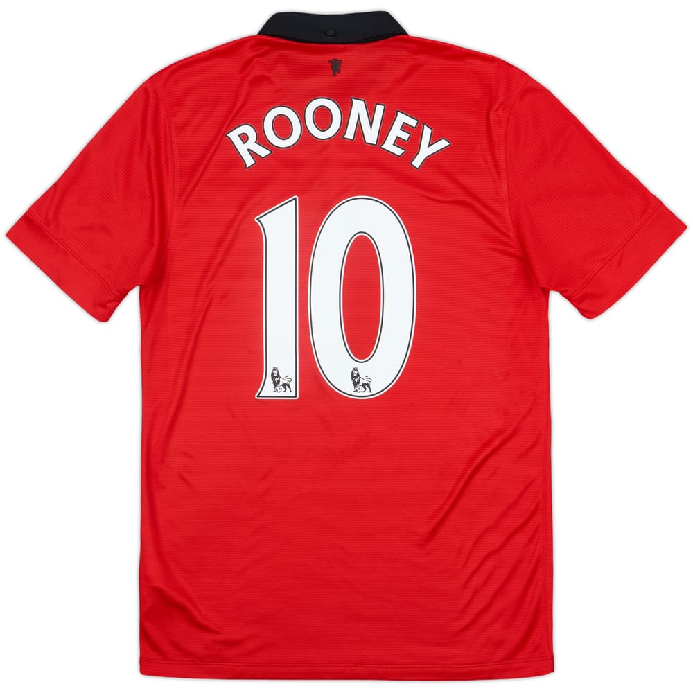2013-14 Manchester United Home Shirt Rooney #10 - 6/10 - (S)