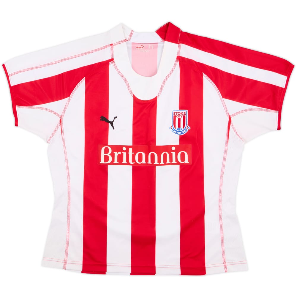 2006-07 Stoke City Home Shirt - 8/10 - (Women's M)