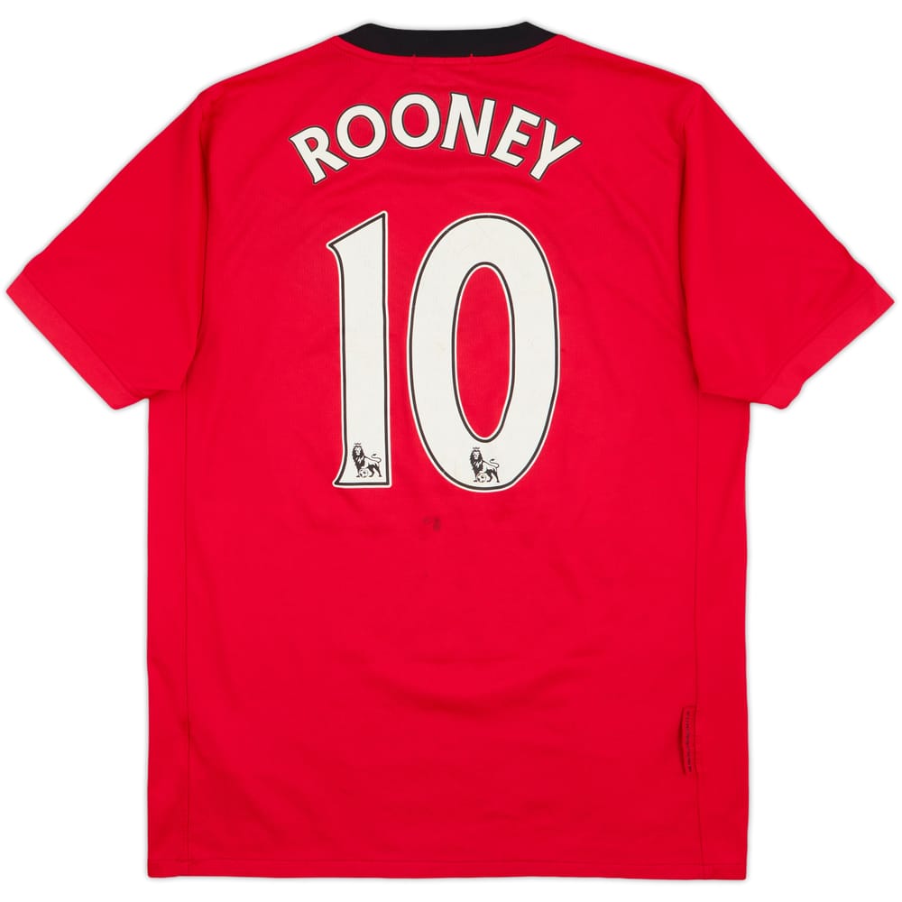 2009-10 Manchester United Home Shirt Rooney #10 - 6/10 - (S)