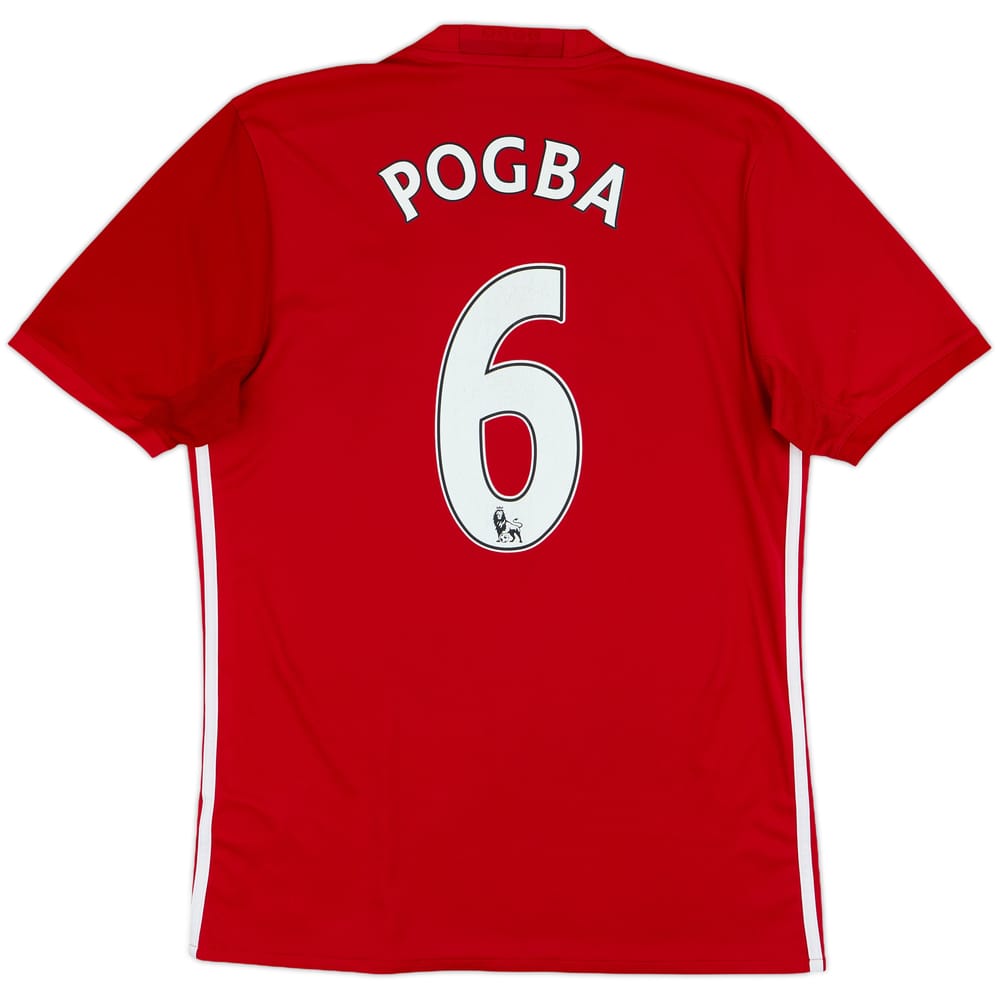 2016-17 Manchester United Home Shirt Pogba #6 - 5/10 - (M)