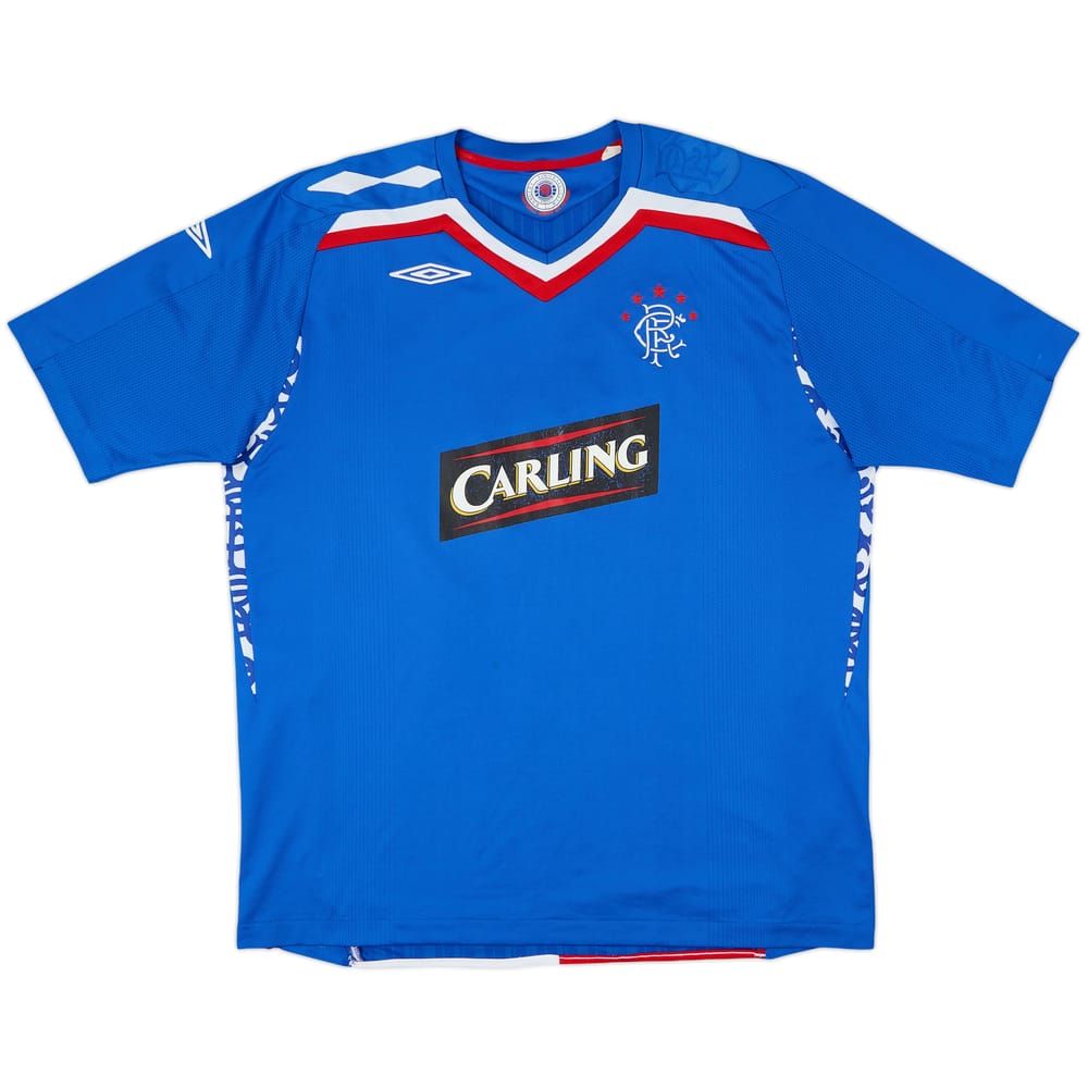 2007-08 Rangers Home Shirt - 6/10 - (XXL)
