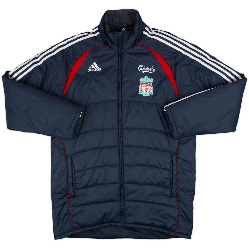 2006-07 Liverpool adidas Padded Bench Coat - 7/10 - (M)