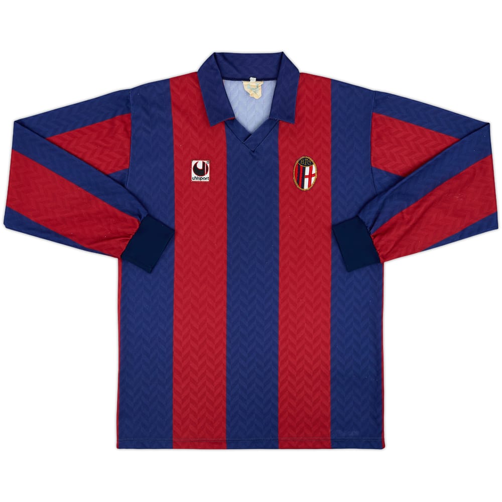 1992-93 Bologna Home L/S Shirt - 9/10 - (M)