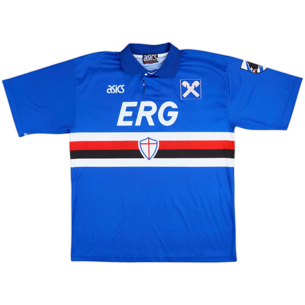 1992-94 Sampdoria Home Shirt #2 - 4/10 - (XL)