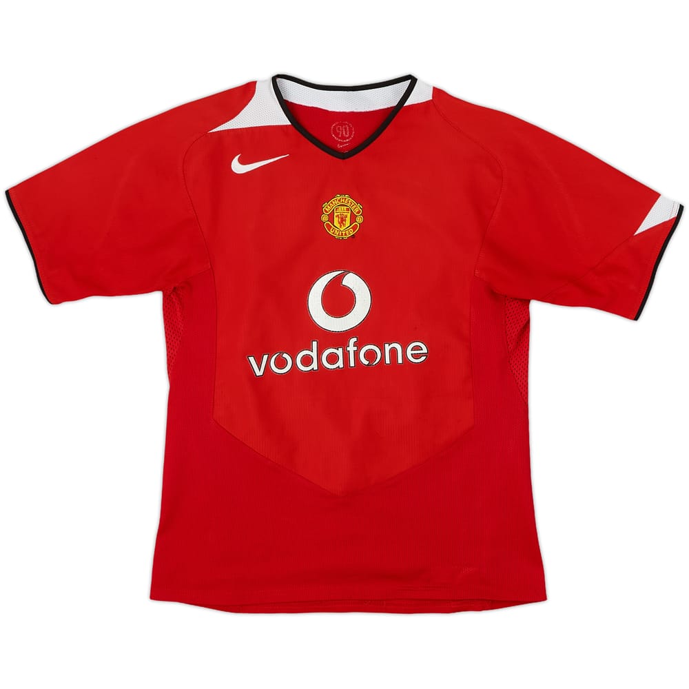 2004-06 Manchester United Home Shirt - 6/10 - (L.Boys)
