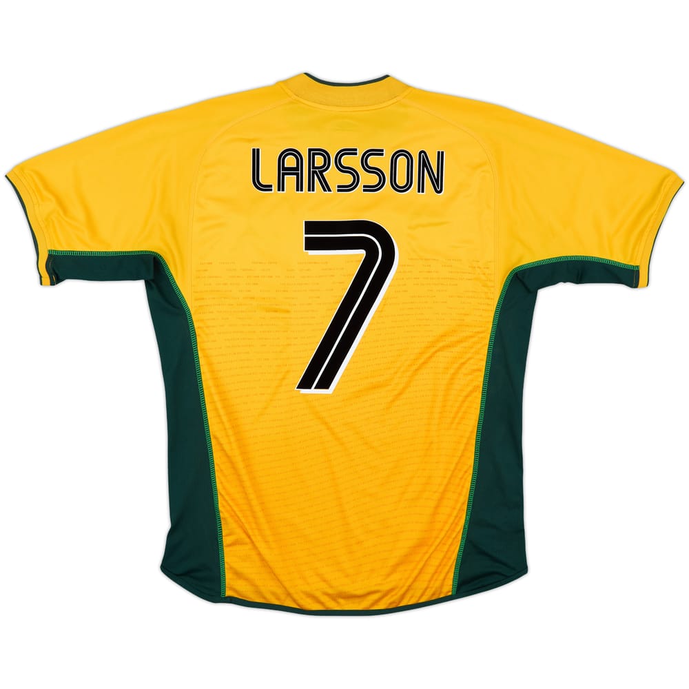 2002-03 Celtic Away Shirt Larsson #7 - 8/10 - (L)