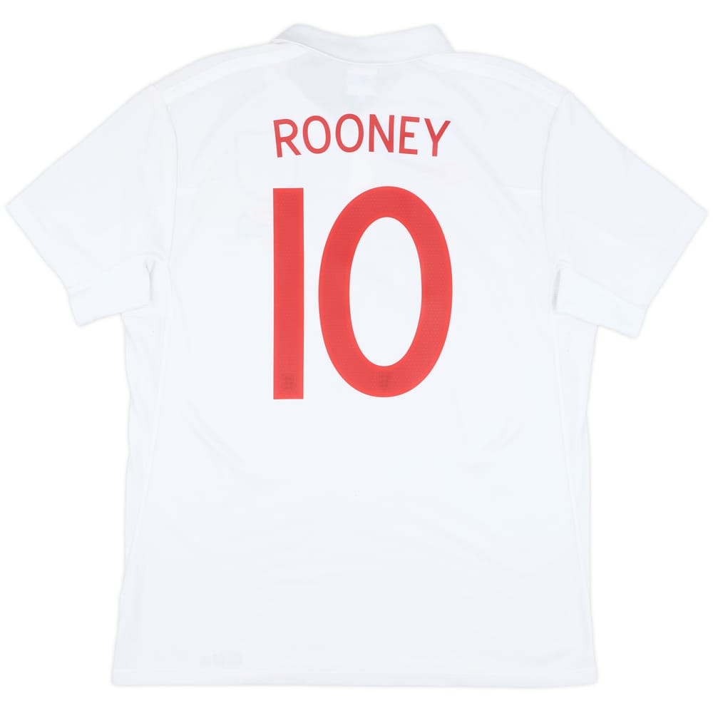 2009-10 England 'South Africa' Home Shirt Rooney #10 - 10/10 - (L)