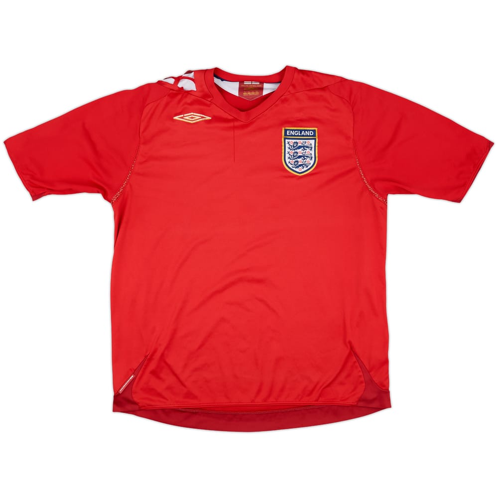 2006-08 England Away Shirt - 5/10 - (XL)