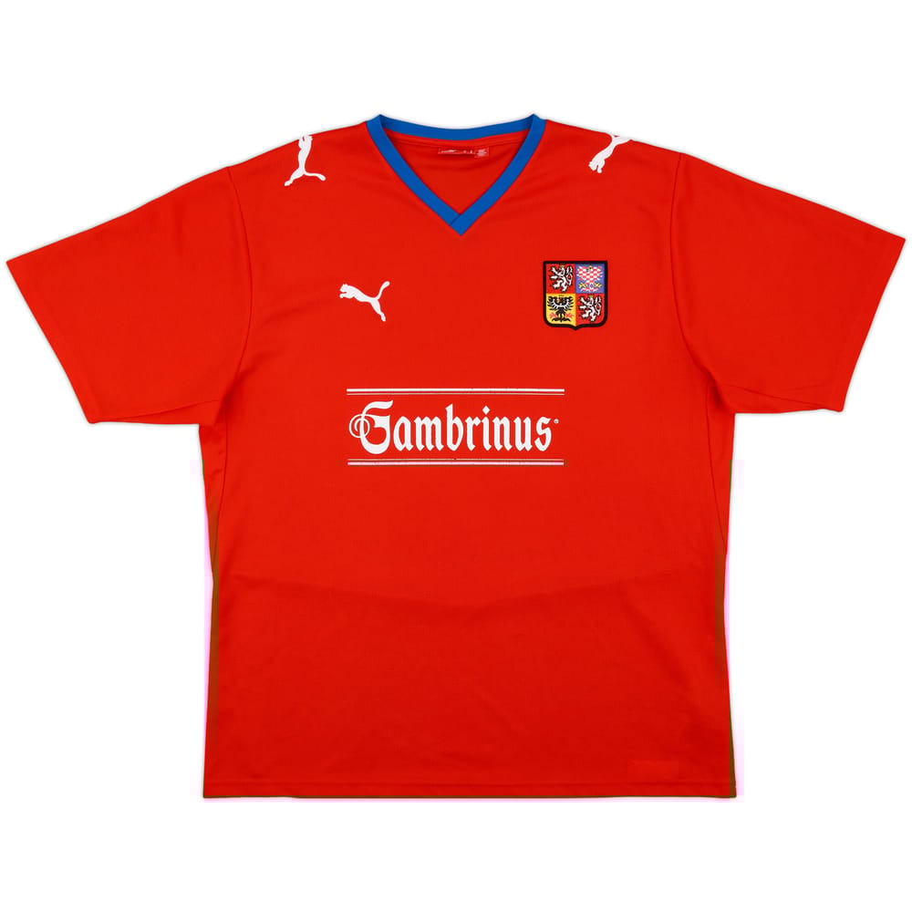 2008-09 Czech Republic Home Shirt - 7/10 - (XL)