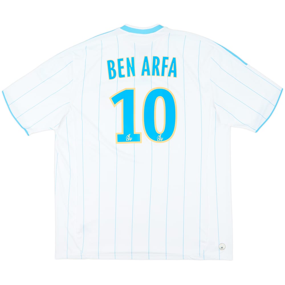 2009-10 Olympique Marseille Home Shirt Ben Arfa #10 - 9/10 - (XXL)
