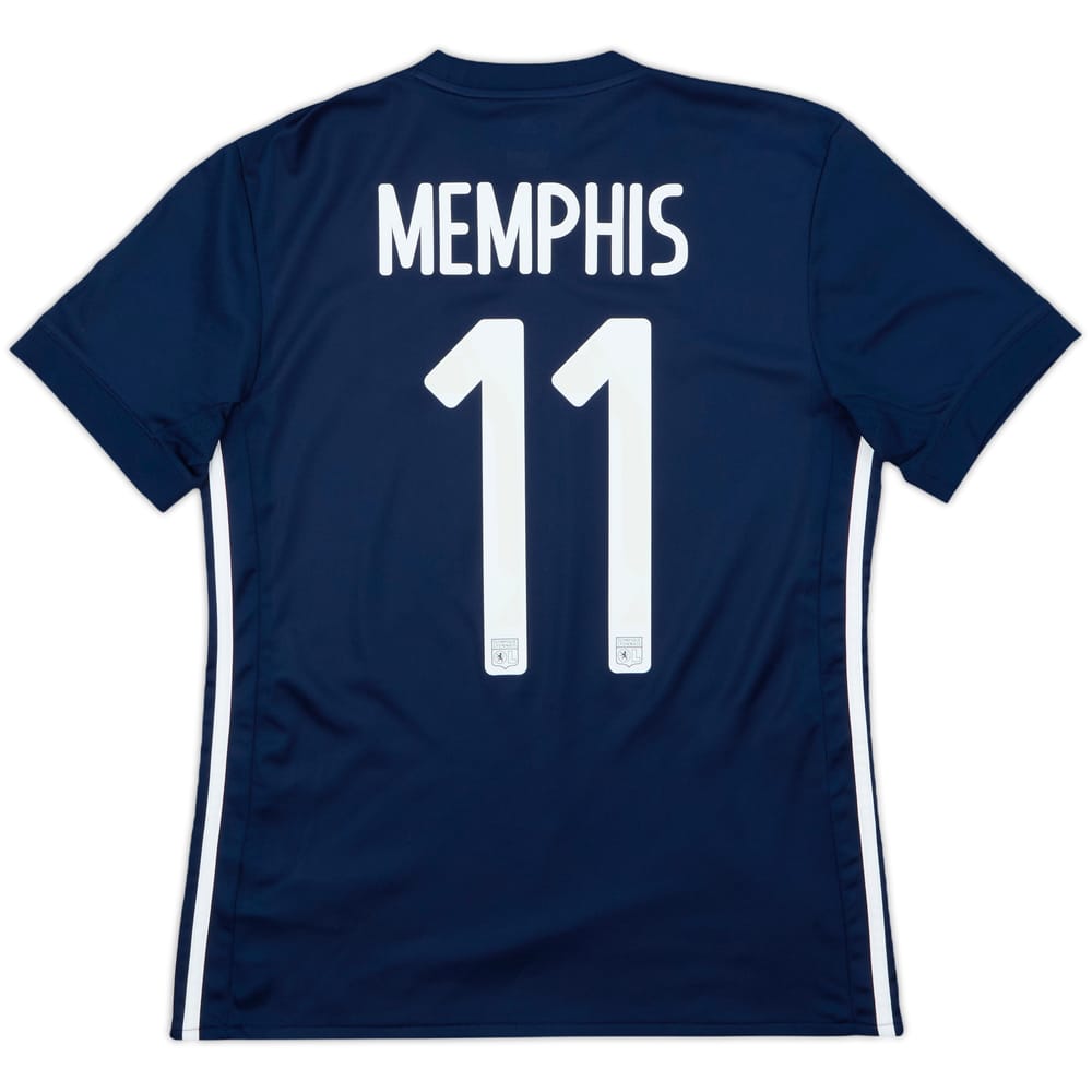 2017-18 Lyon Away Shirt Memphis #11 - 10/10 - (S)