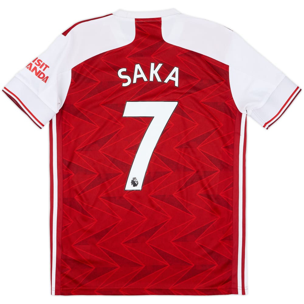 2020-21 Arsenal Home Shirt Saka #7 - 6/10 - (M)