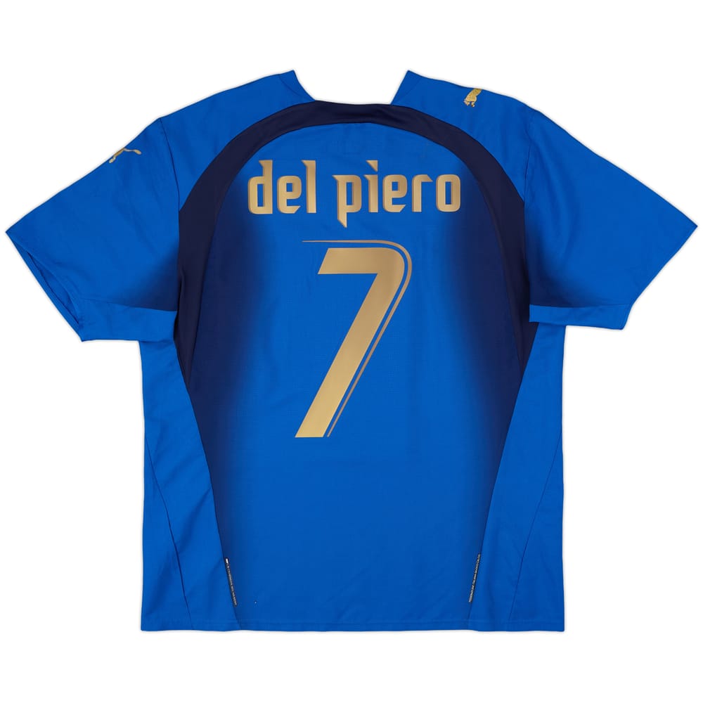 2006 Italy Home Shirt Del Piero #7 - 6/10 - (L)