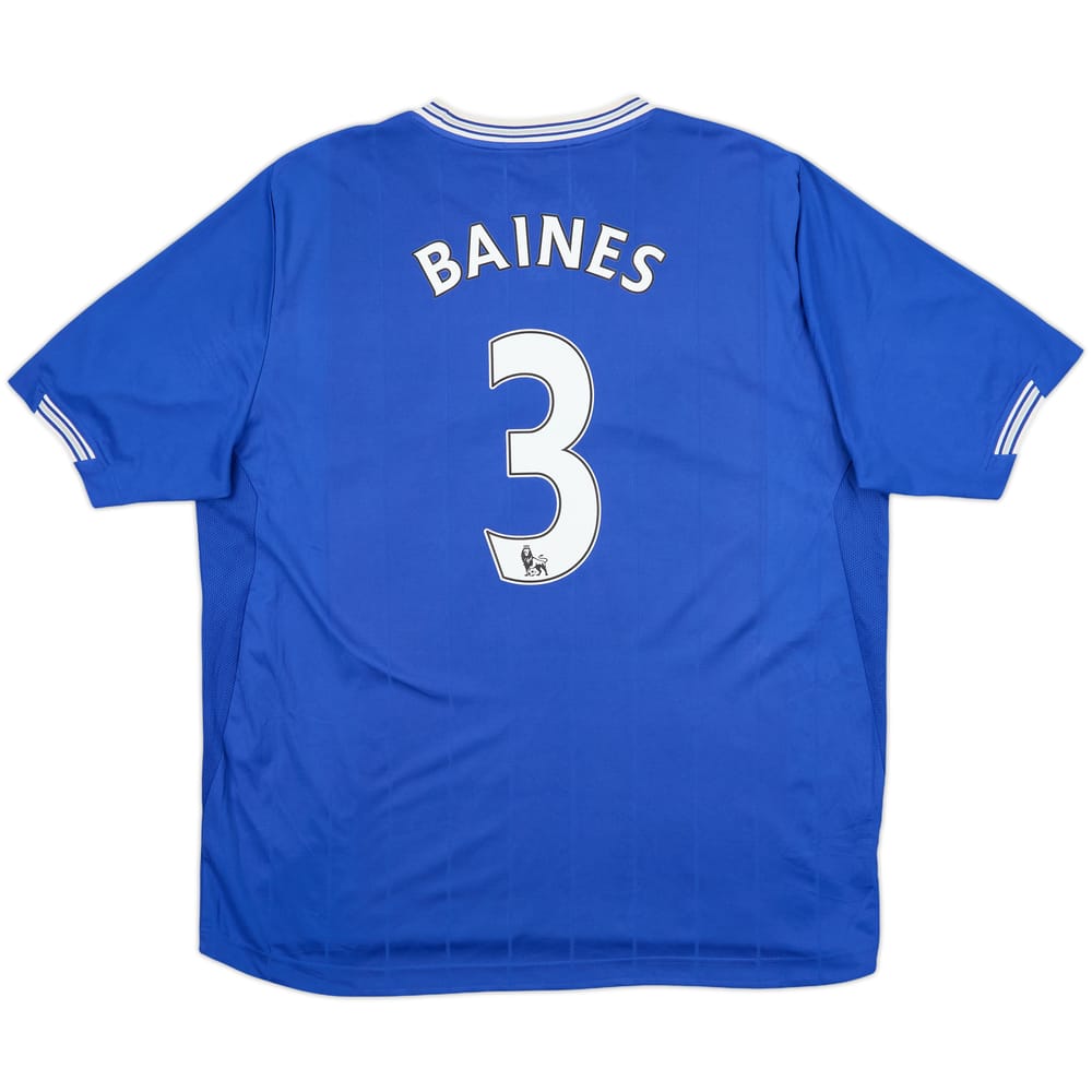 2009-10 Everton Home Shirt Baines #3 - 7/10 - (XL)