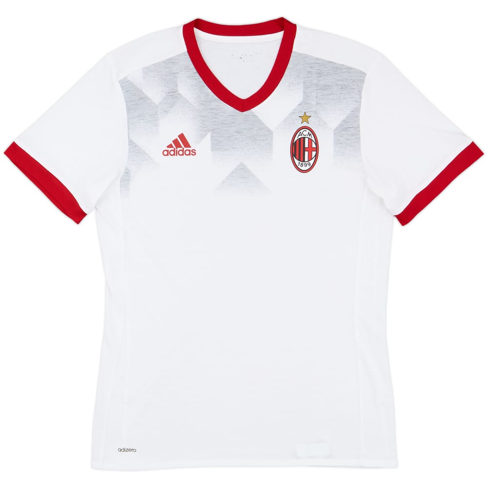 2016-17 AC Milan adidas Cotton Tee - 8/10 - (S)