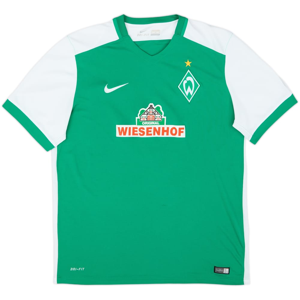2015-16 Werder Bremen Home Shirt - 8/10 - (XL)