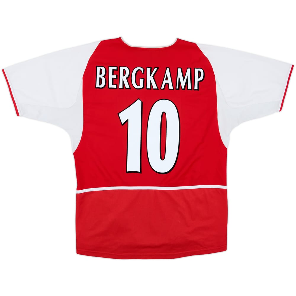 2002-04 Arsenal Home Shirt Bergkamp #10 - 6/10 - (M)
