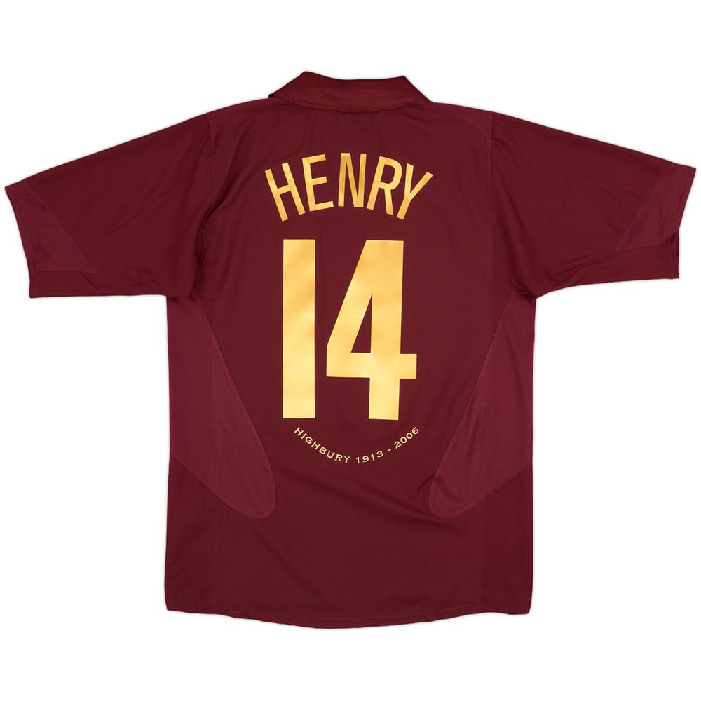 2005-06 Arsenal Home Shirt Henry #14 - 10/10 - (M)