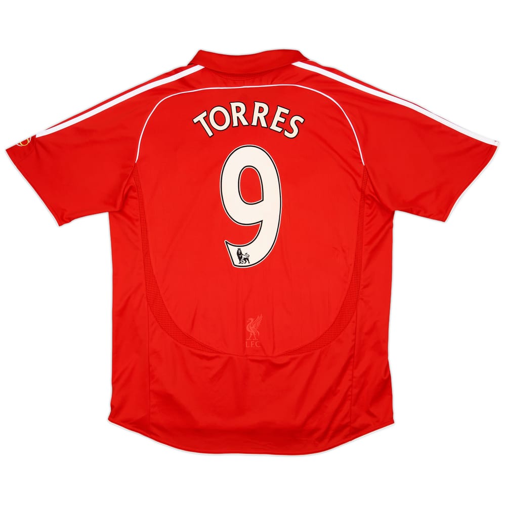 2006-08 Liverpool Home Shirt Torres #9 - 6/10 - (XL)