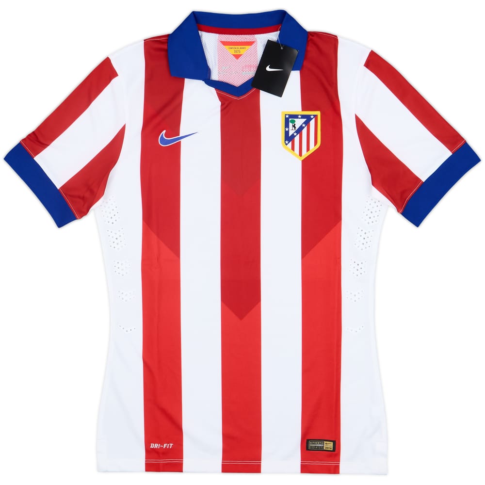 2014-15 Atletico Madrid Authentic Home Shirt (M)