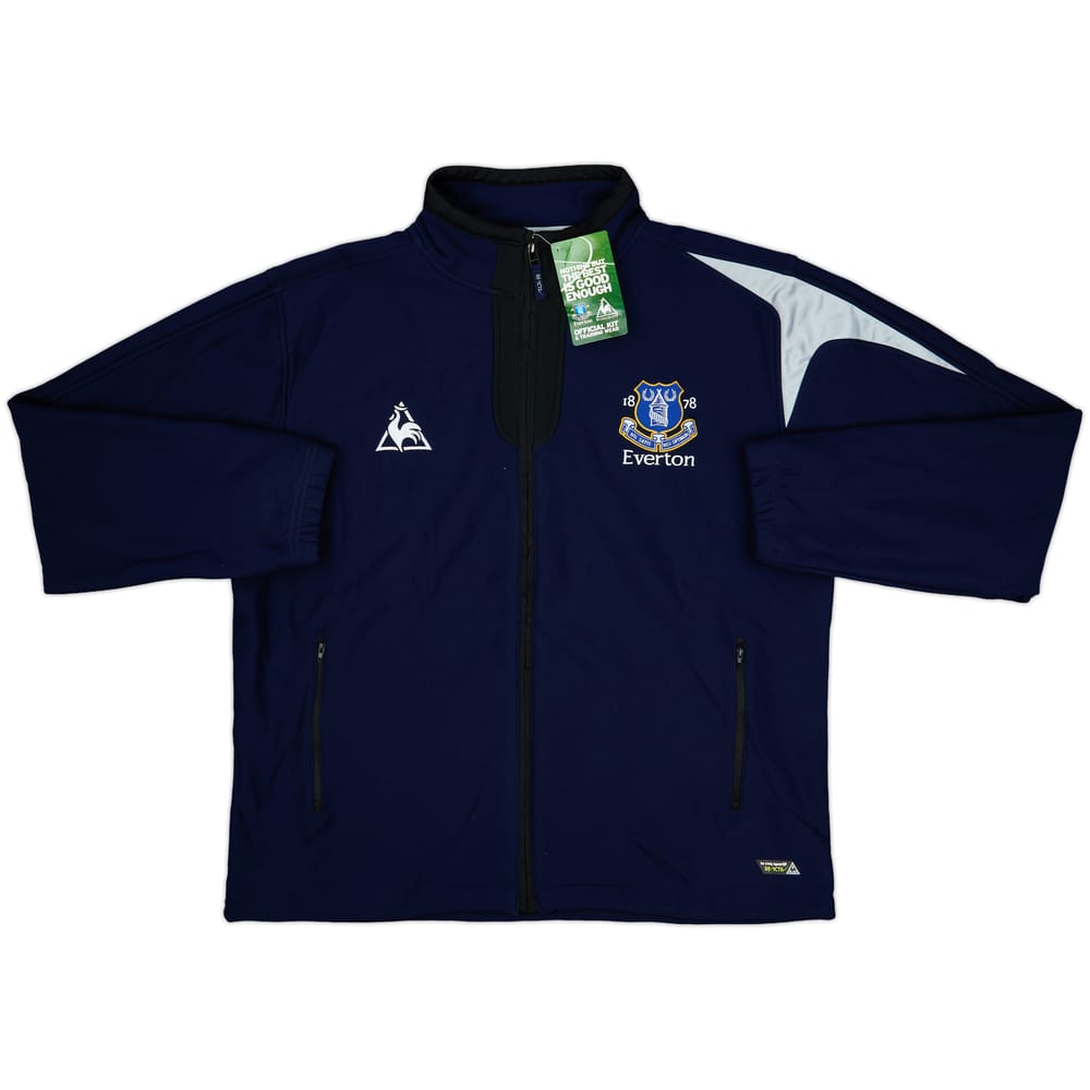 2011-12 Everton Le Coq Sportif Zipped Sweat Top (XL)