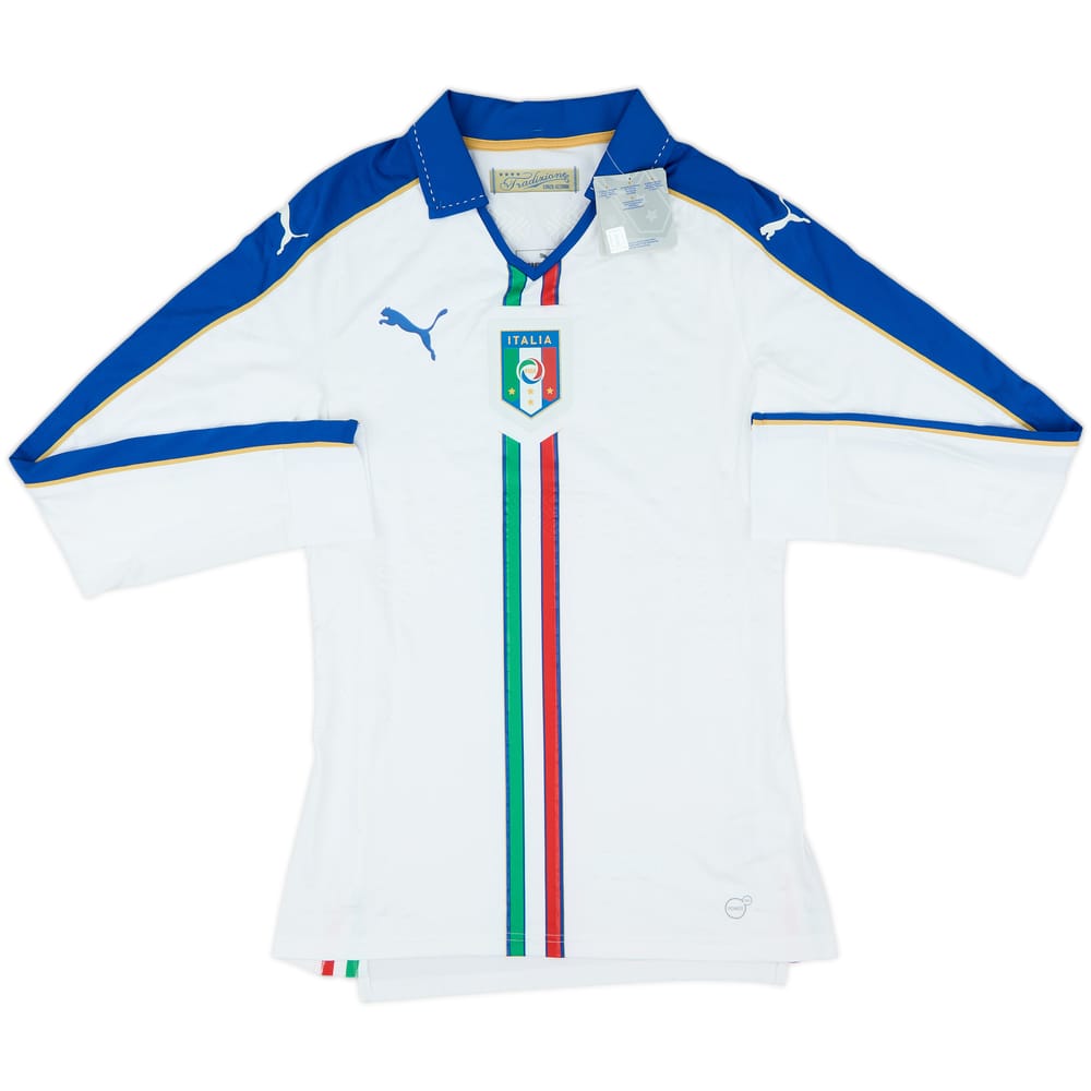 2016-17 Italy Player Issue Away L/S Shirt (M)