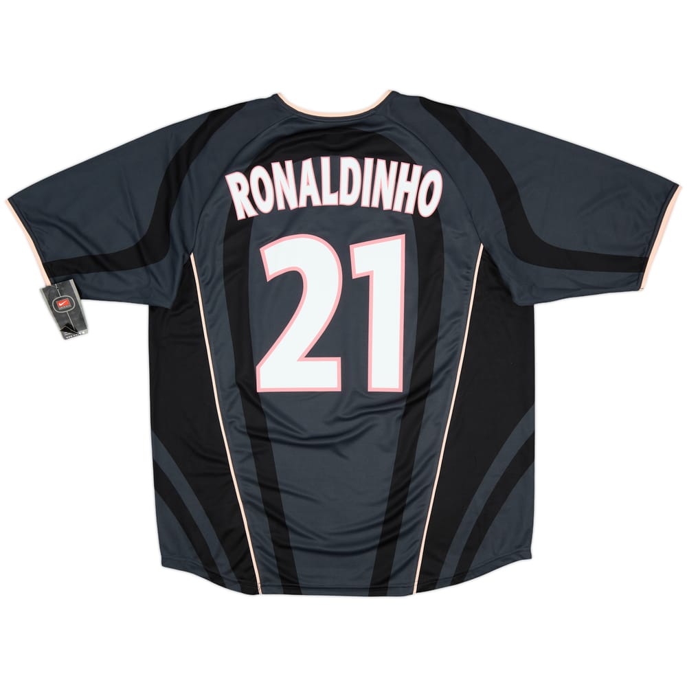 2001-02 Paris Saint-Germain Player Issue Third Shirt Ronaldinho #21 (L)