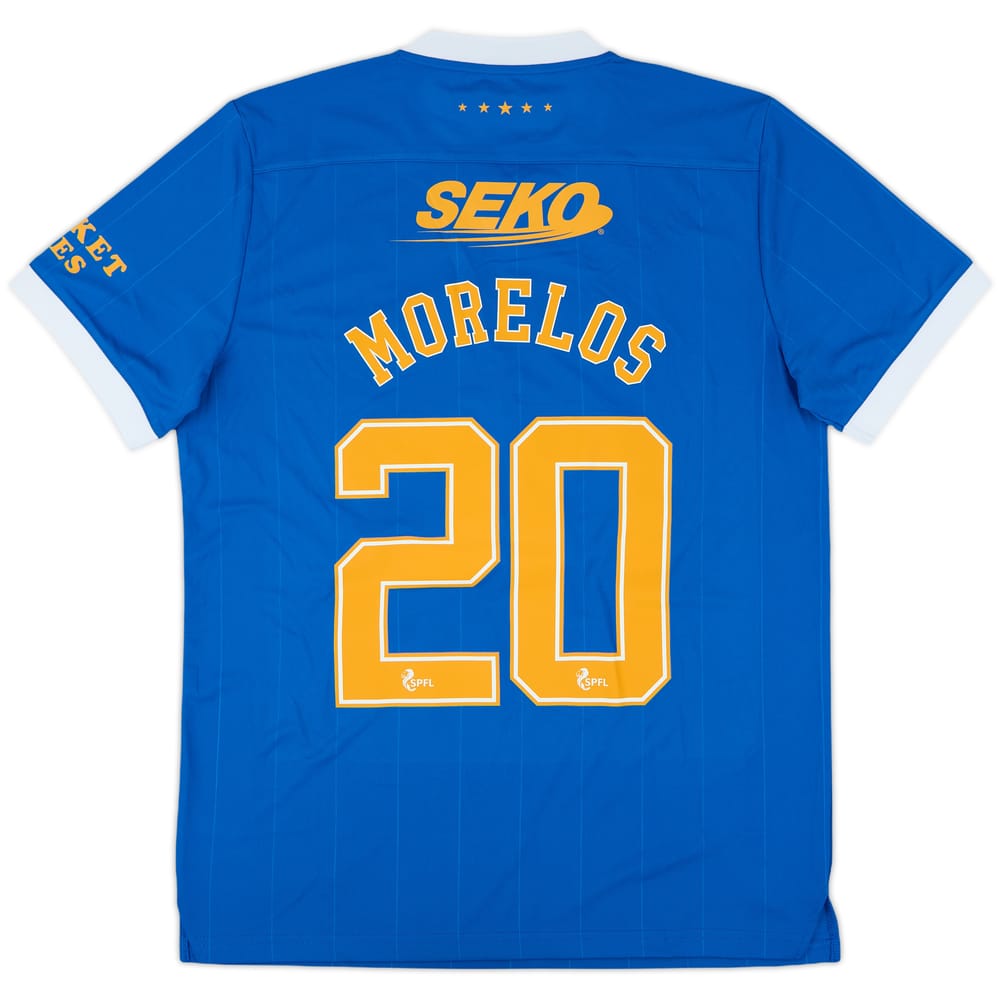 2021-22 Rangers Home Shirt Morelos #20 (M)
