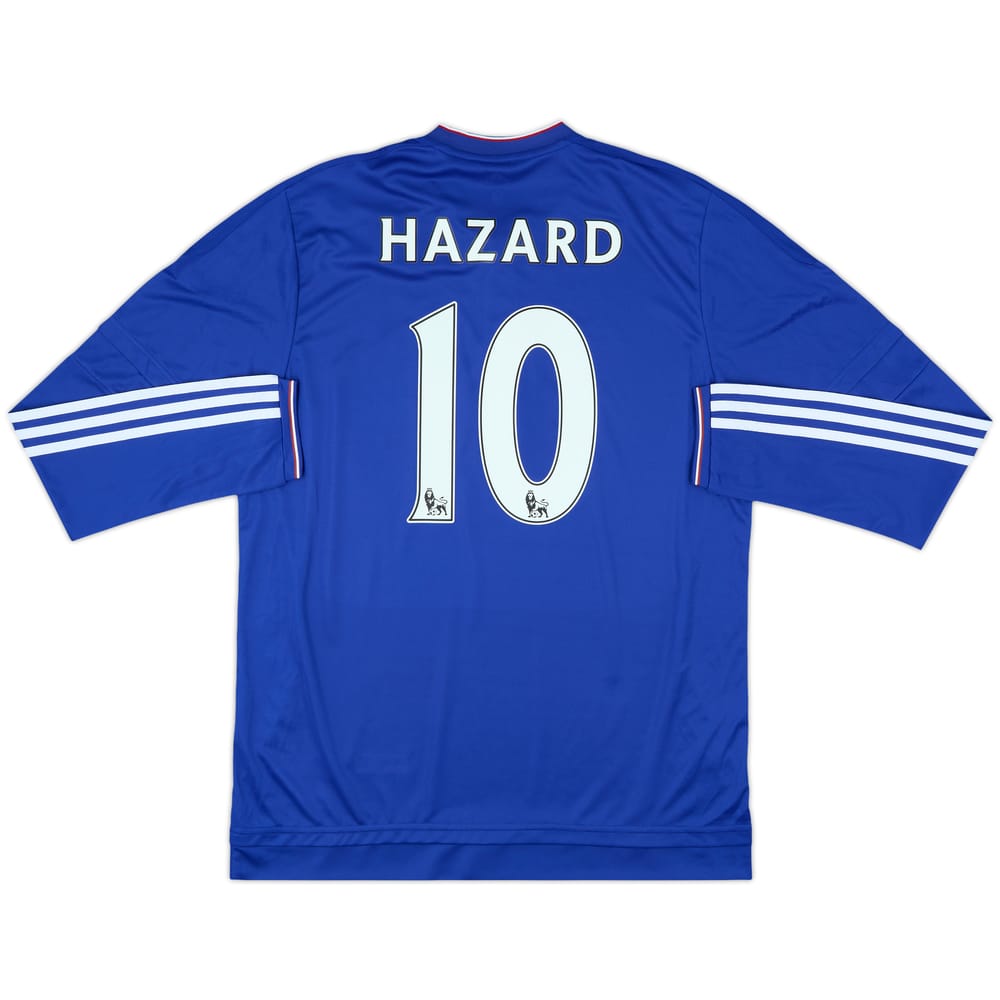 2015-16 Chelsea Player Issue Home L/S Shirt Hazard #10 (L/XL)