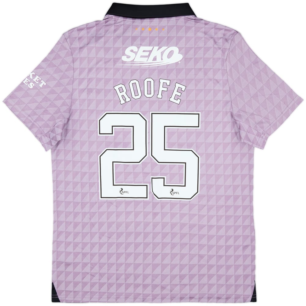 2021-22 Rangers '150 Years Anniversary' Third Shirt Roofe #25 (L)