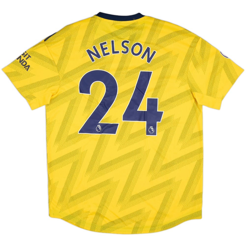2019-20 Arsenal Authentic Away Shirt Nelson #24 (L)