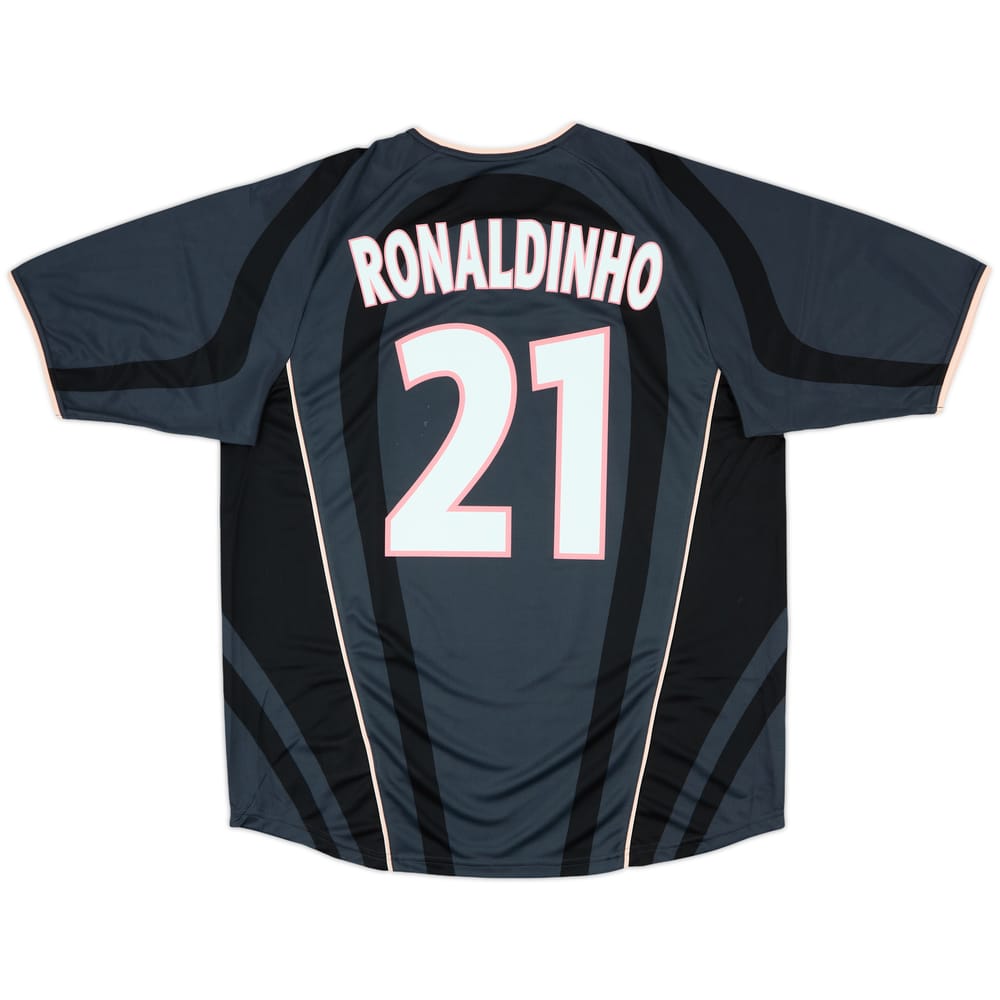 2001-02 Paris Saint-Germain Player Issue Third Shirt Ronaldinho #21 (L)