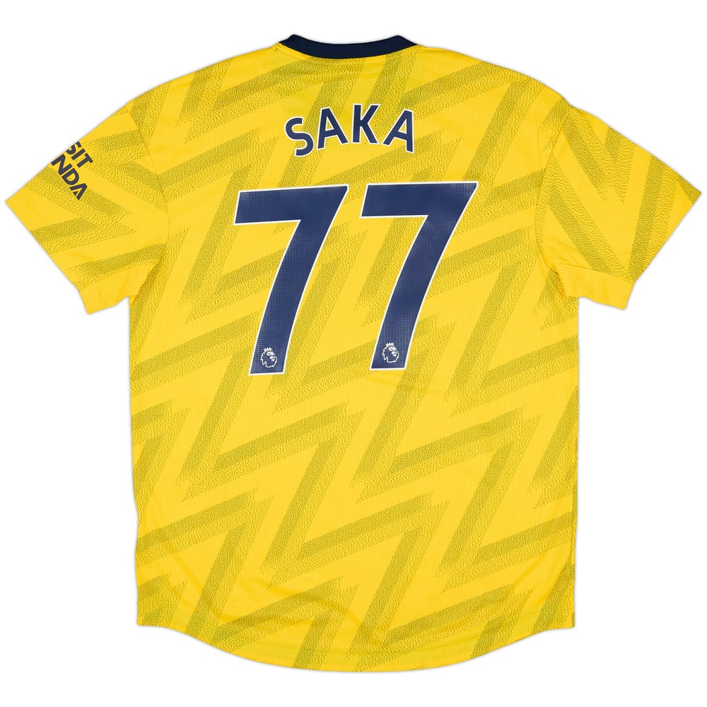 2019-20 Arsenal Authentic Away Shirt Saka #77 (L)