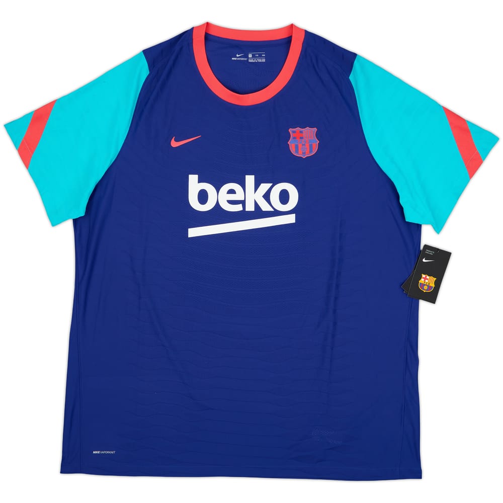 2021-22 Barcelona Nike Vaporknit Training Shirt (XXL)