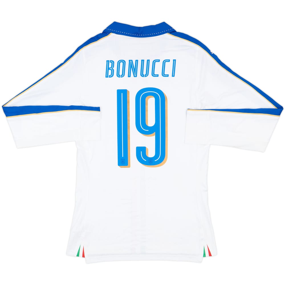 2016-17 Italy Player Issue Away L/S Shirt Bonucci #19 (L)