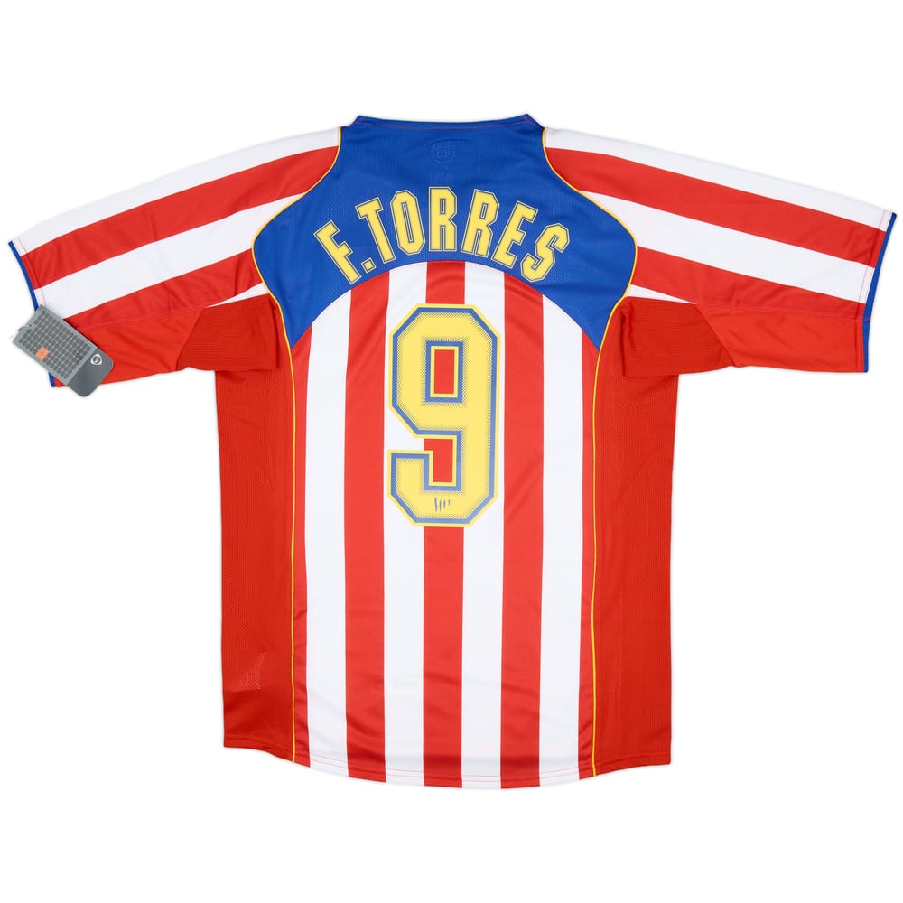 2004-05 Atletico Madrid Home Shirt Torres #9 (M)