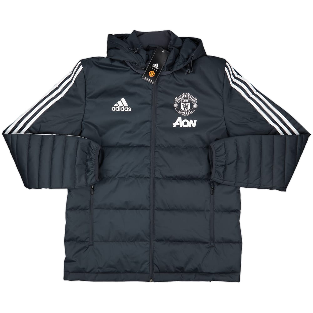 2017-18 Manchester United adidas Padded Bench Coat (M)