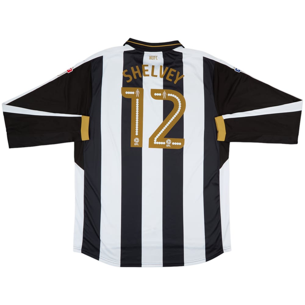 2016-17 Newcastle Home L/S Shirt Shelvey #12 - 10/10 - (XXL)