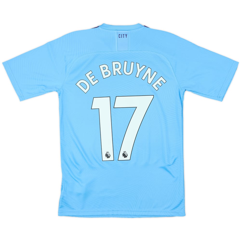 2019-20 Manchester City Authentic Home Shirt De Bruyne #17 (S)