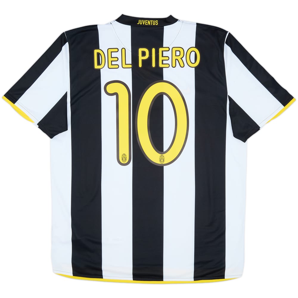 2008-09 Juventus Home Shirt Del Piero #10 (L)