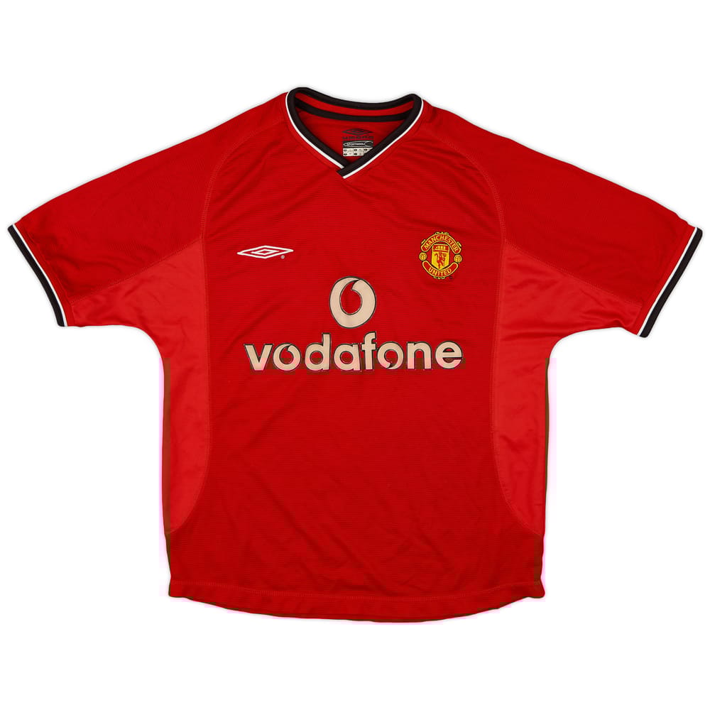 2000-02 Manchester United Home Shirt - 5/10 - (Y)
