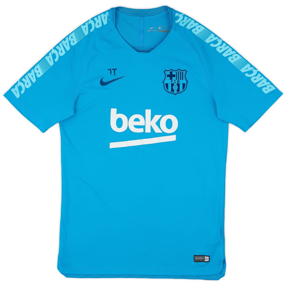 2019-20 Barcelona Nike Staff Issue Training Shirt JT - 6/10 - (M)