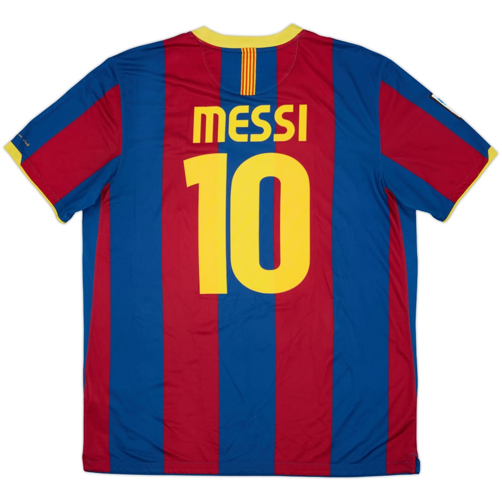 2010-11 Barcelona Home Shirt Messi #10 - 8/10 - (XL)