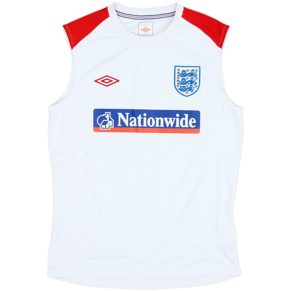 2010-11 England Umbro Training Vest - 8/10 - (L)