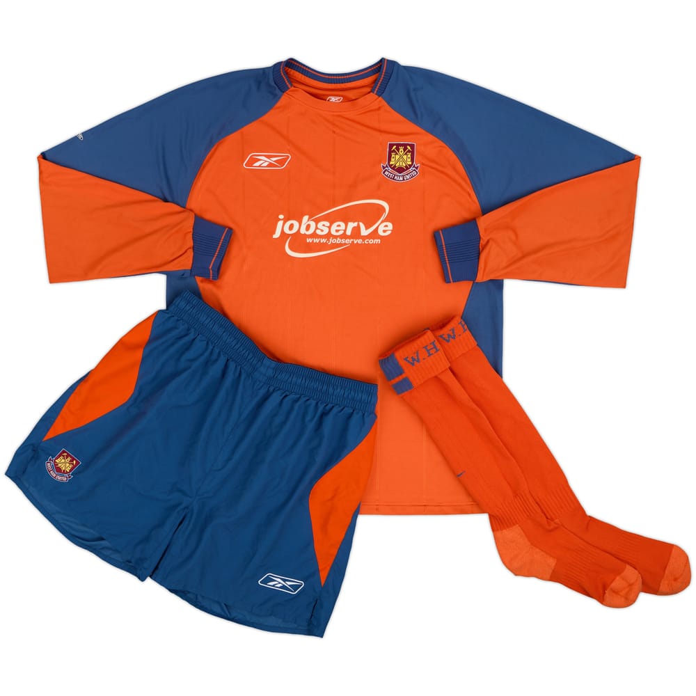 2003-04 West Ham GK Full Kit - 9/10 - (M/L)