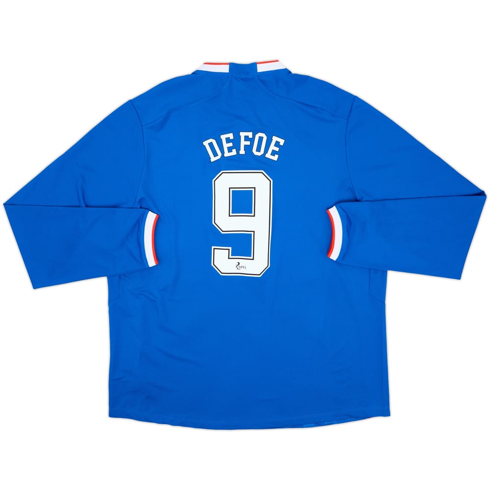 2022-23 Rangers Authentic Home L/S Shirt Defoe #9 (XXL)