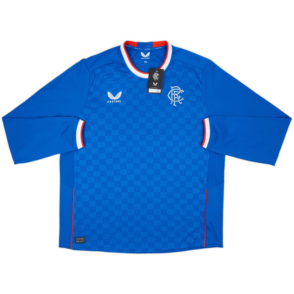 2022-23 Rangers Authentic Home L/S Shirt (XXL)