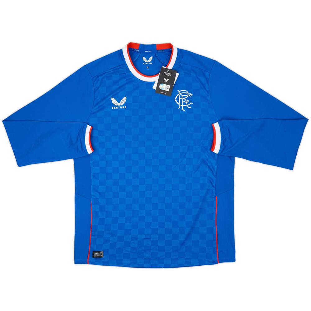 2022-23 Rangers Authentic Home L/S Shirt (XL)