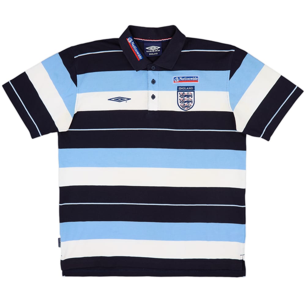 2000-01 England Umbro Polo Shirt - 6/10 - (L)